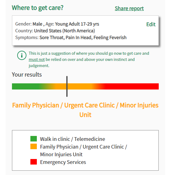 Isabel Symptom Checker Symptom Checker